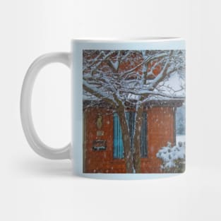 Snowing. Mug